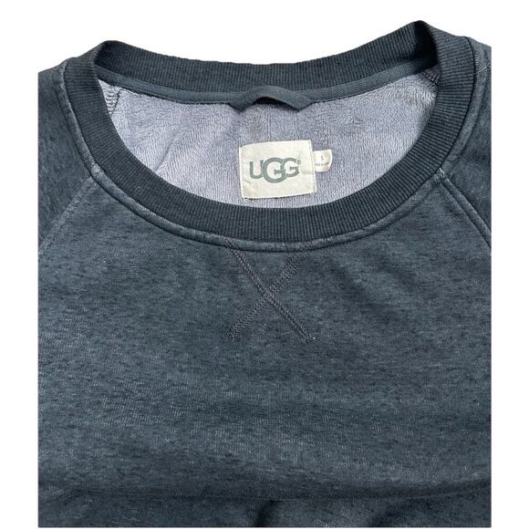 Ugg Dark Gray Women’s Pullover Sweatshirt Fuzzy Lining Side Zip Detail Size S - Picture 4 of 7